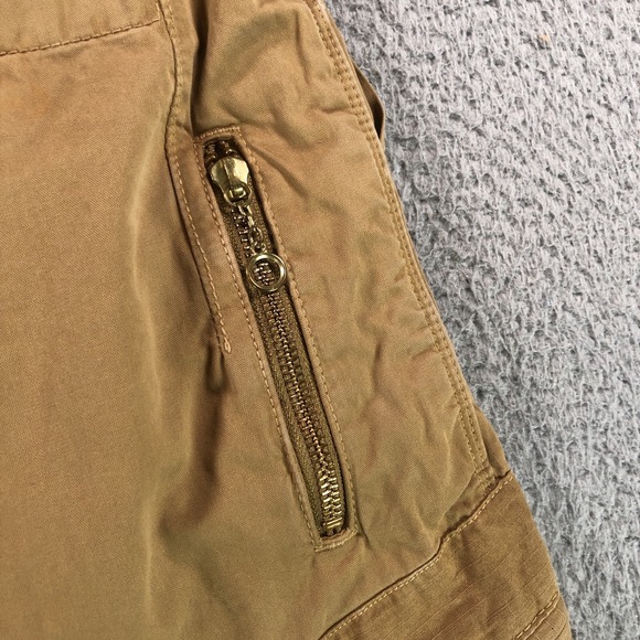 Prps Shorts Mens 32 khaki Cargo Military Paratrooper Ripstop Y2K Pockets Zip - Picture 7 of 14